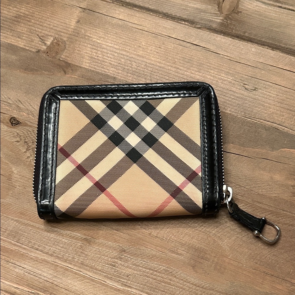 Burberry Zippered Card Wallet